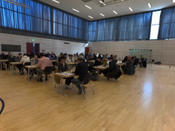 Blick in den Turniersaal